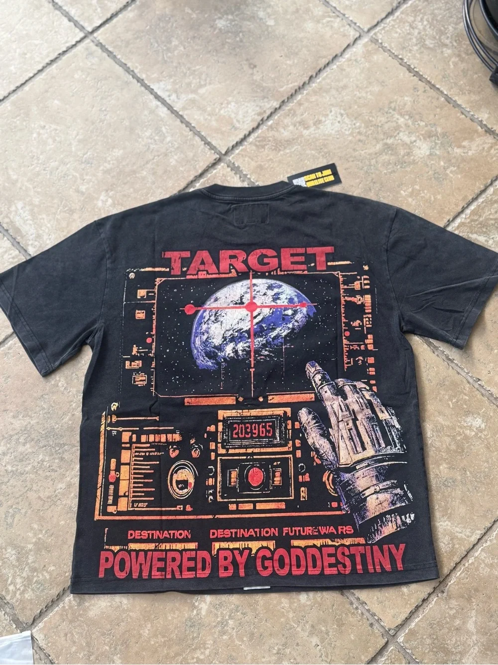 Black Godspeed Skeleton Playing Piano T-Shirt